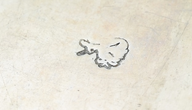 A 19th century Russian 84 zolotnik and niello cigarette case